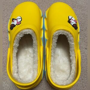 Yellow Cartoon Character Slip-On Shoes（size:5)